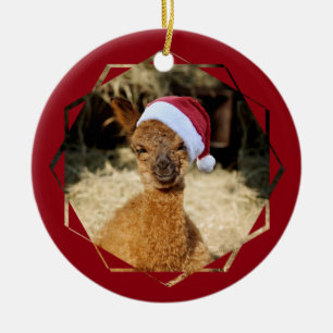 Alpaca Chirstmas Ornament