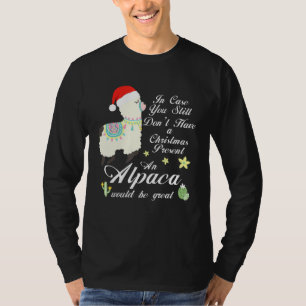 Alpaca Christmas Animal Merry Christmas Llama T-Shirt