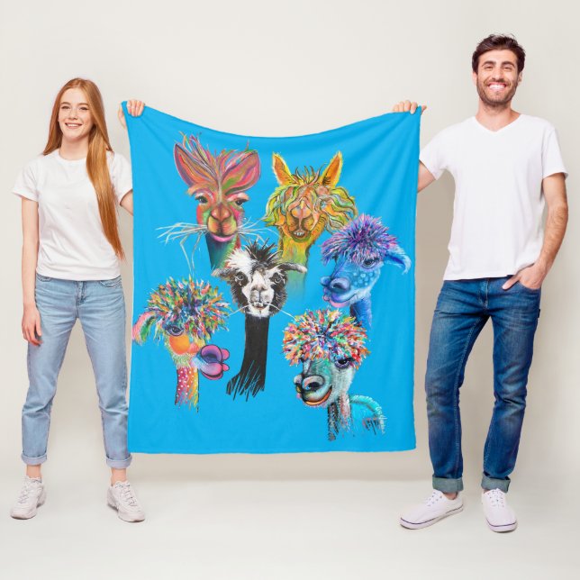 Alpaca - couvertures en toison (En situation)