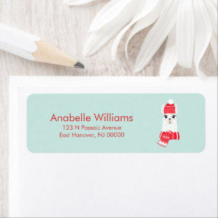 Alpaca de Noël amusant