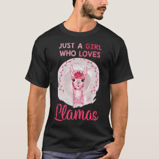 Alpaca Girl Pet Animals Llama T-Shirt