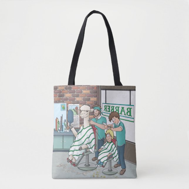 Alpaca haircut  tote bag (Front)