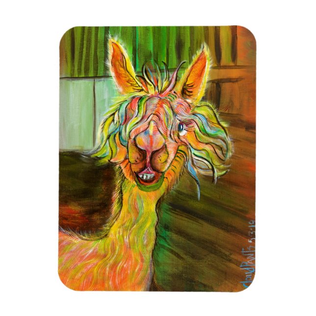 Alpaca - Hilda magnet (Vertical)