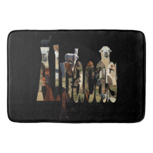 Alpaca Is The Word, Memory Foam Bathmat