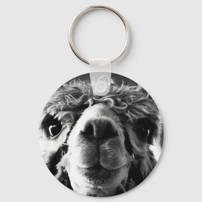 Alpaca Keychain (Front)