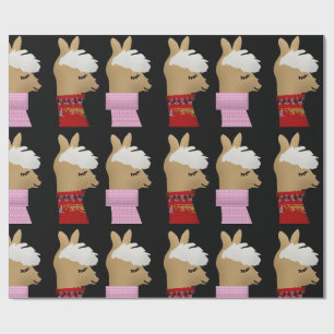 ALPACA LLAMA CHRISTMAS Wrapping Paper