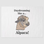 Alpaca Llama Cute Funny Birthday Tissue Paper<br><div class="desc">Alpaca Llama Cute Funny Birthday Tissue Paper original design by Nisha Prabhu. Add a splash of joy to your gift-giving with our Alpaca Llama Cute Funny Birthday Tissue Paper! Featuring a delightful assortment of whimsical alpacas and llamas, this tissue paper is designed to bring smiles and laughter to anyone celebrating...</div>