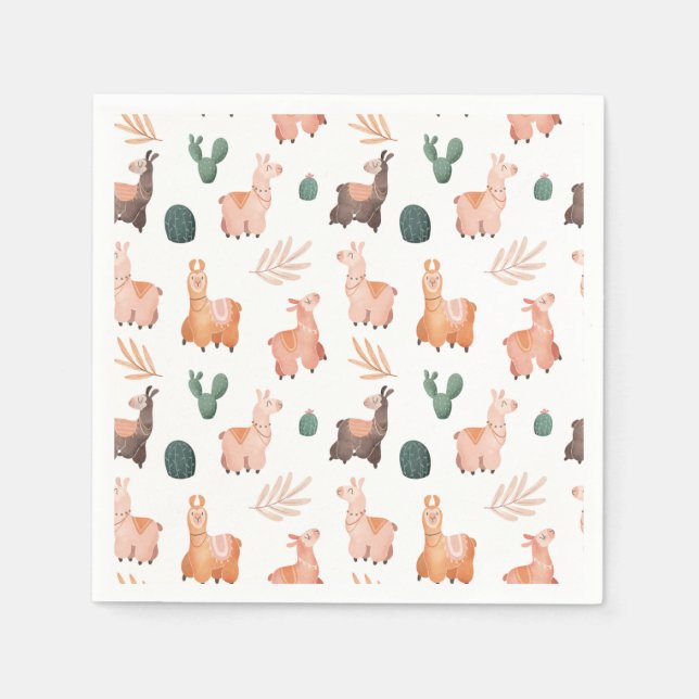 Alpaca/Llama Napkins (Front)
