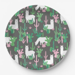 Alpaca/Llama Paper Plate