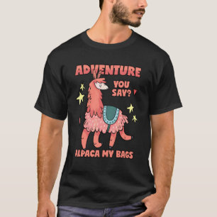 Alpaca Llama Travel Adventure Vacation T-Shirt