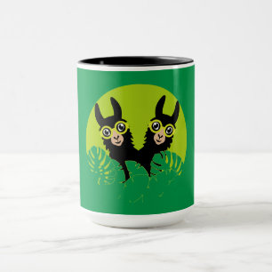Alpaca llama Twins Mug