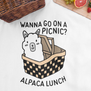 Alpaca Lunch Beach Towel