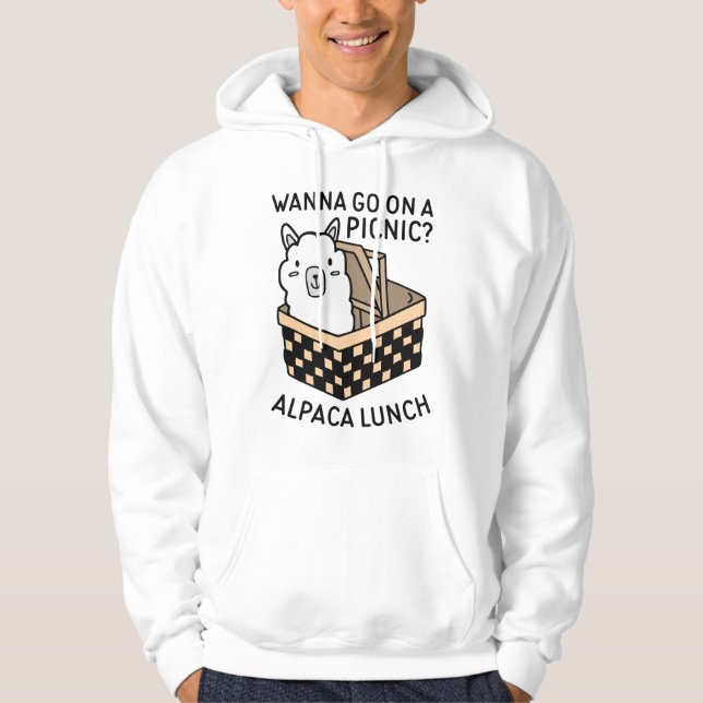Alpaca Lunch Hoodie (Front)