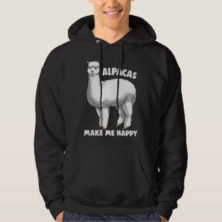 Alpaca Makes Me Happy Tees Alpaca Graphic   Llama