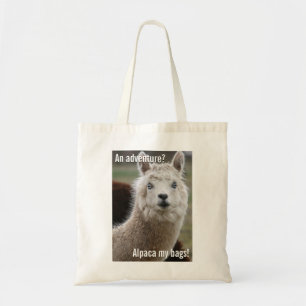 Alpaca My Bags for Adventure Tote Bag