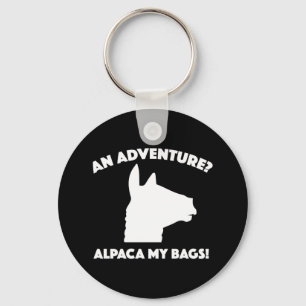 Alpaca My Bags Keychain