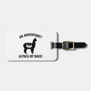 Alpaca My Bags Luggage Tag