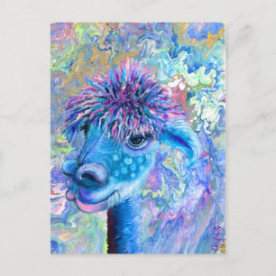Alpaca - Nora postcard