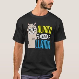 Alpaca Not A Llama Alpaca Whisperer Farm Animal T-Shirt