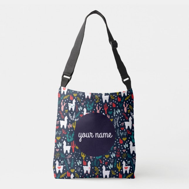 Alpaca Personalized Tote Bag (Front)