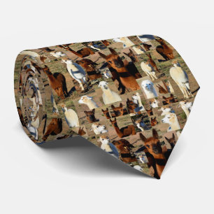 Alpaca Photo Collage, Tie