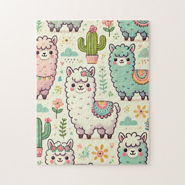 Alpaca Puzzle Land 🧩 (Vertical)