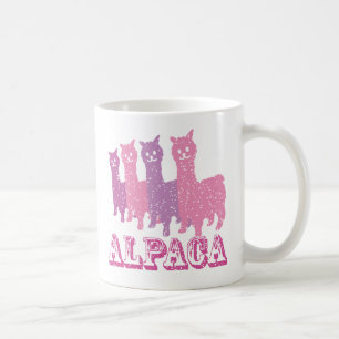Alpaca Silhouette 4 P Mug