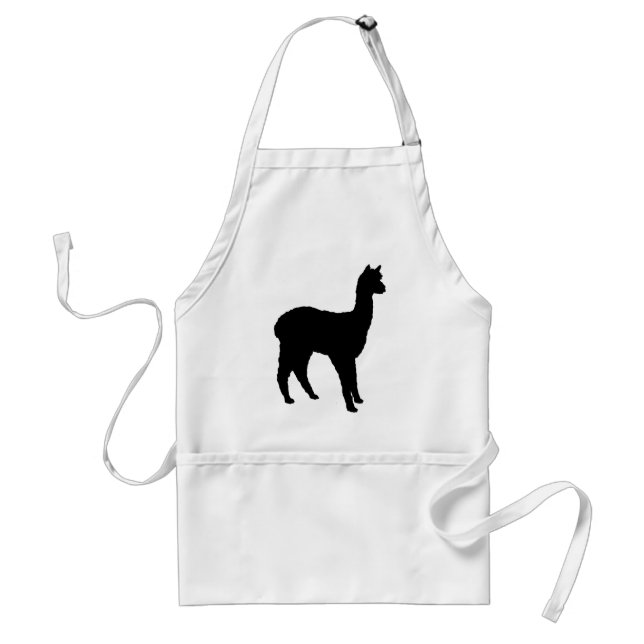 Alpaca Silhouette Standard Apron (Front)