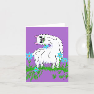 Alpaca Silliness Thank You Card