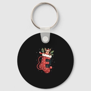 Alpaca Sloth Christmas (1) Keychain