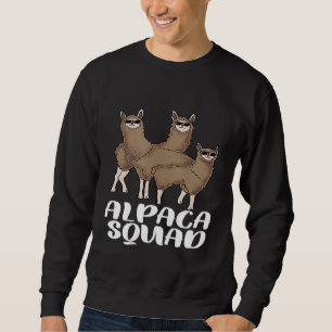 Alpaca Squad Llama Animal Alpacas Sweatshirt