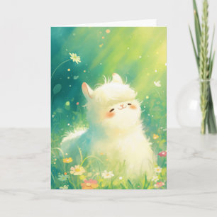 Alpaca Sunshine Escape Card