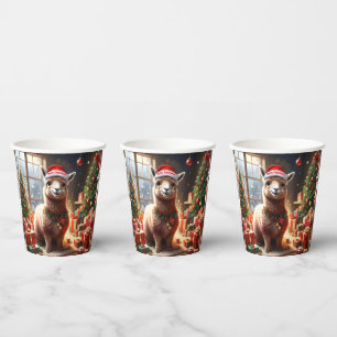 "Alpaca the Presents: A Christmas Tale" Paper Cups