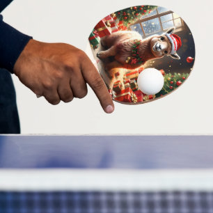 "Alpaca the Presents: A Christmas Tale" Ping Pong Paddle