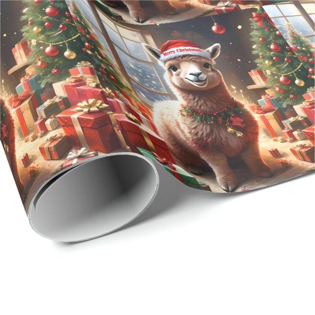"Alpaca the Presents: A Christmas Tale" Wrapping Paper (Roll Corner)
