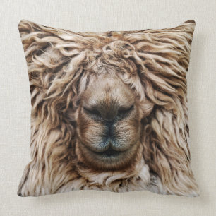 Alpaca Throw Pillow