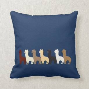 Alpaca Throw Pillow