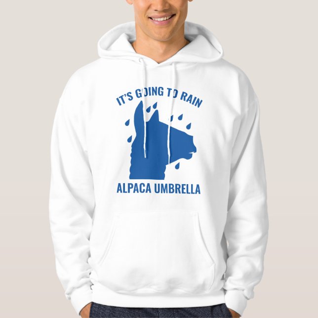 Alpaca Umbrella Hoodie (Front)
