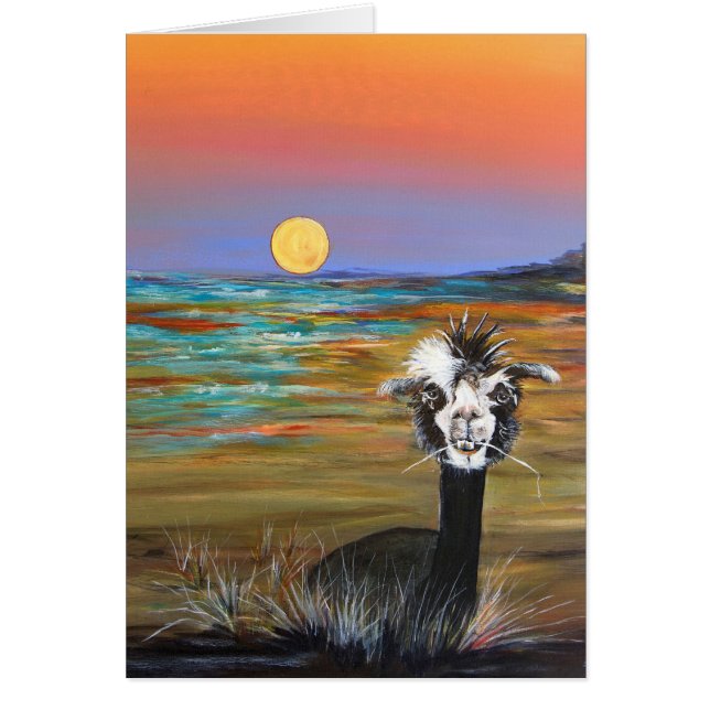 Alpaca - Vincent note card (Front)