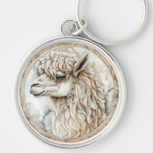 Alpaca Wild Tame and Timeless Collection Keychain