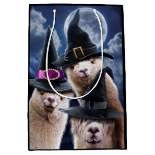 Alpaca Witches Medium Gift Bag
