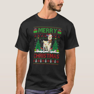 Alpaca  Xmas Tree Lights Ugly Santa Alpaca Christm T-Shirt