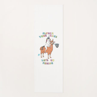 Alpaca Your Bags Let s Go Fishing Unicorn Yoga Mat