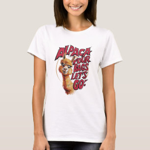 Alpaca Your Bags Lets Go T-Shirt