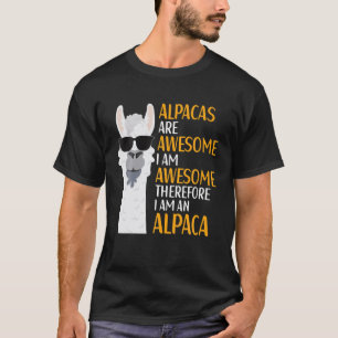 Alpacas Are Awesome Llama Alpaca Apparel For Women T-Shirt