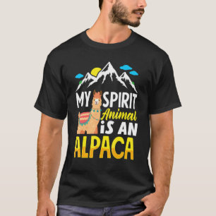 Alpacas Mammals LLamas Alpaca My Spirit Animal Is  T-Shirt