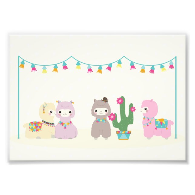 Alpacas Photo Enlargement (Front)