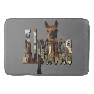 Alpacas The Name, Memory Foam Bathmat