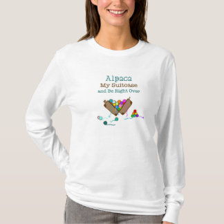 Alpaga mon T-shirt à manches longues de valise