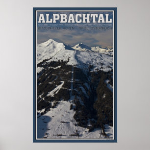 Alpbachtal from Schatzberg Poster